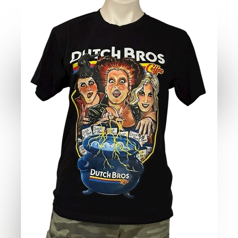 Dutch Brothers, Hocus Pocus essential T-shirt,size M Adult.